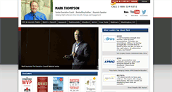 Desktop Screenshot of markcthompson.com